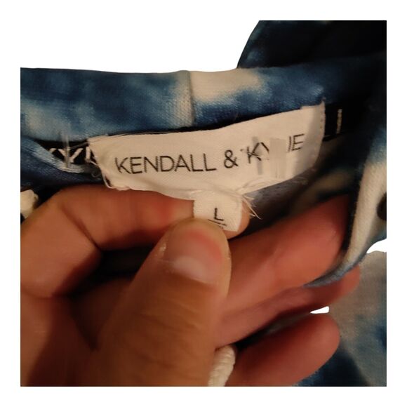 Kendall& Kylie Women’s Hoodie Sweatshirt Long Sleeve Sweater Size L - Picture 9 of 11